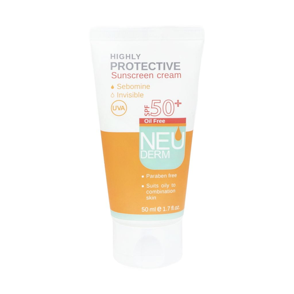 کرم ضد آفتاب نئودرم مدل Highly Protective SPF50 حجم 50 میلی لیتر | گارانتی اصالت و سلامت فیزیکی کالا