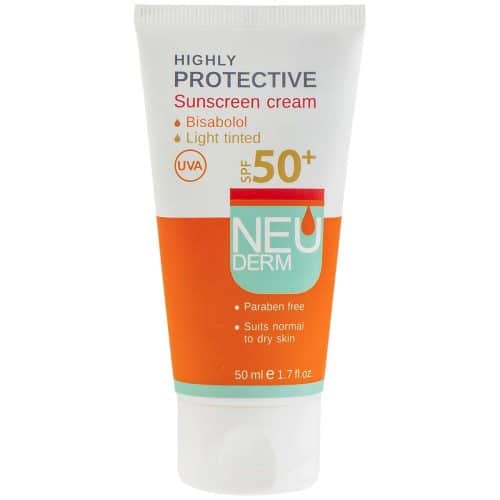 کرم ضد آفتاب نئودرم مدل Highly Protective SPF50 حجم 50 میلی لیتر | گارانتی اصالت و سلامت فیزیکی کالا