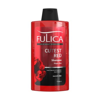 شامپو تثبیت کننده رنگ مو فولیکا مدل CUTEST RED حجم 400 میلی لیتر | گارانتی اصالت و سلامت فیزیکی کالا