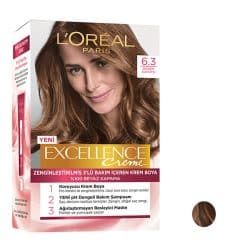 کیت رنگ مو لورآل مدل Excellence شماره 6.3 | گارانتی اصالت و سلامت فیزیکی کالا