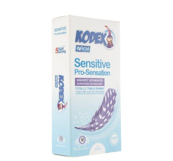 کاندوم کدکس مدل Sensitive Pro-Sensation بسته 12 عددی | گارانتی اصالت و سلامت فیزیکی کالا