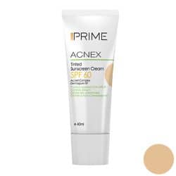 کرم ضد آفتاب رنگی پریم مدل Acnex Tinted SPF 60 مناسب پوست چرب حجم 40 میلی لیتر | گارانتی اصالت و سلامت فیزیکی کالا