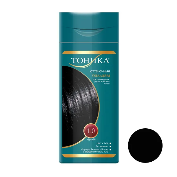 شامپو رنگ مو تونیکا شماره 1.0 حجم 150 میلی لیتر رنگ مشکی | گارانتی اصالت و سلامت فیزیکی کالا