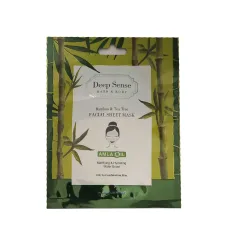 ماسک صورت دیپ سنس مدل بامبو درخت چای حجم 12 میلی لیتر | گارانتی اصالت و سلامت فیزیکی کالا