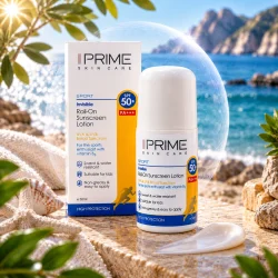 لوسیون ضد آفتاب رولی بی رنگ پریم SPF50+