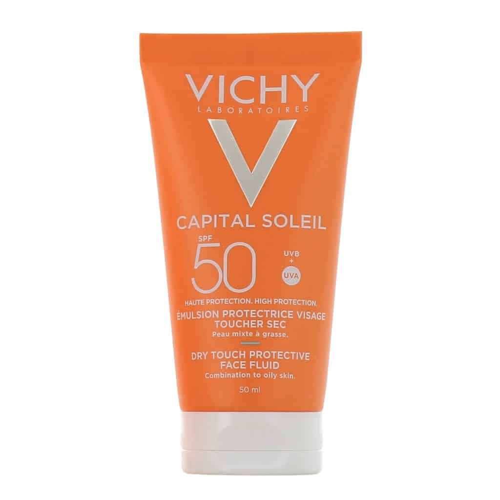 کرم ضد آفتاب بدون رنگ ویشی SPF 50 مدل Dry Touch ‌مناسب پوست‌های چرب و مختلط حجم 50 میلی‌لیتر | گارانتی اصالت و سلامت فیزیکی کالا