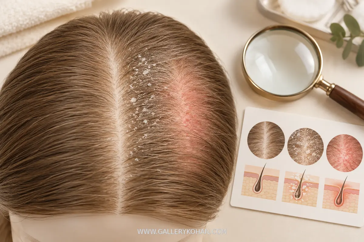 نشانه های پوسته ریزی و تحریک پوست سر و زمان مراجعه به متخصص