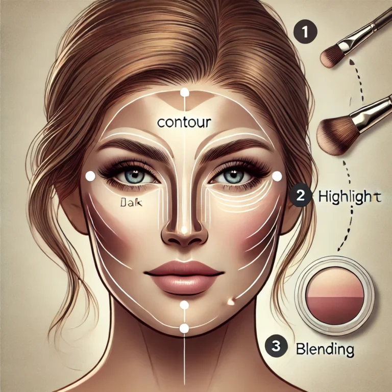 آموزش کانتور صورت, مراحل کانتورینگ صورت, نحوه کانتور کردن گونه, کانتور برای فرم‌دهی صورت, آموزش کانتور بینی, کانتور صورت برای فرم‌های مختلف, کانتورینگ برای صورت گرد, کانتور مناسب برای پوست چرب, کانتور کرمی یا پودری, بهترین براش برای کانتور, طرز استفاده از کانتور روشن و تیره, کانتورینگ برای برجسته کردن گونه, انتخاب رنگ مناسب کانتور, کانتورینگ صورت در خانه, نکات مهم در کانتورینگ حرفه‌ای