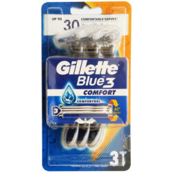 خود تراش ژیلت مدل Blue3 Comfort بسته 3 عددی | گارانتی اصالت و سلامت فیزیکی کالا
