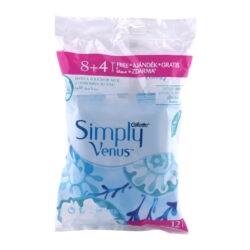 خودتراش ژیلت مدل Simply Venus بسته 12 عددی | گارانتی اصالت و سلامت فیزیکی کالا