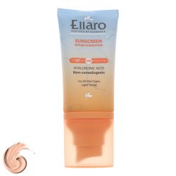 کرم ضد آفتاب رنگی صورت الارو SPF50 مدل Hyaluronic acid ‌محافظ در برابر اشعه UVA و UVB مناسب برای انواع پوست حجم 40 میلی‌لیتر | گارانتی اصالت و سلامت فیزیکی کالا